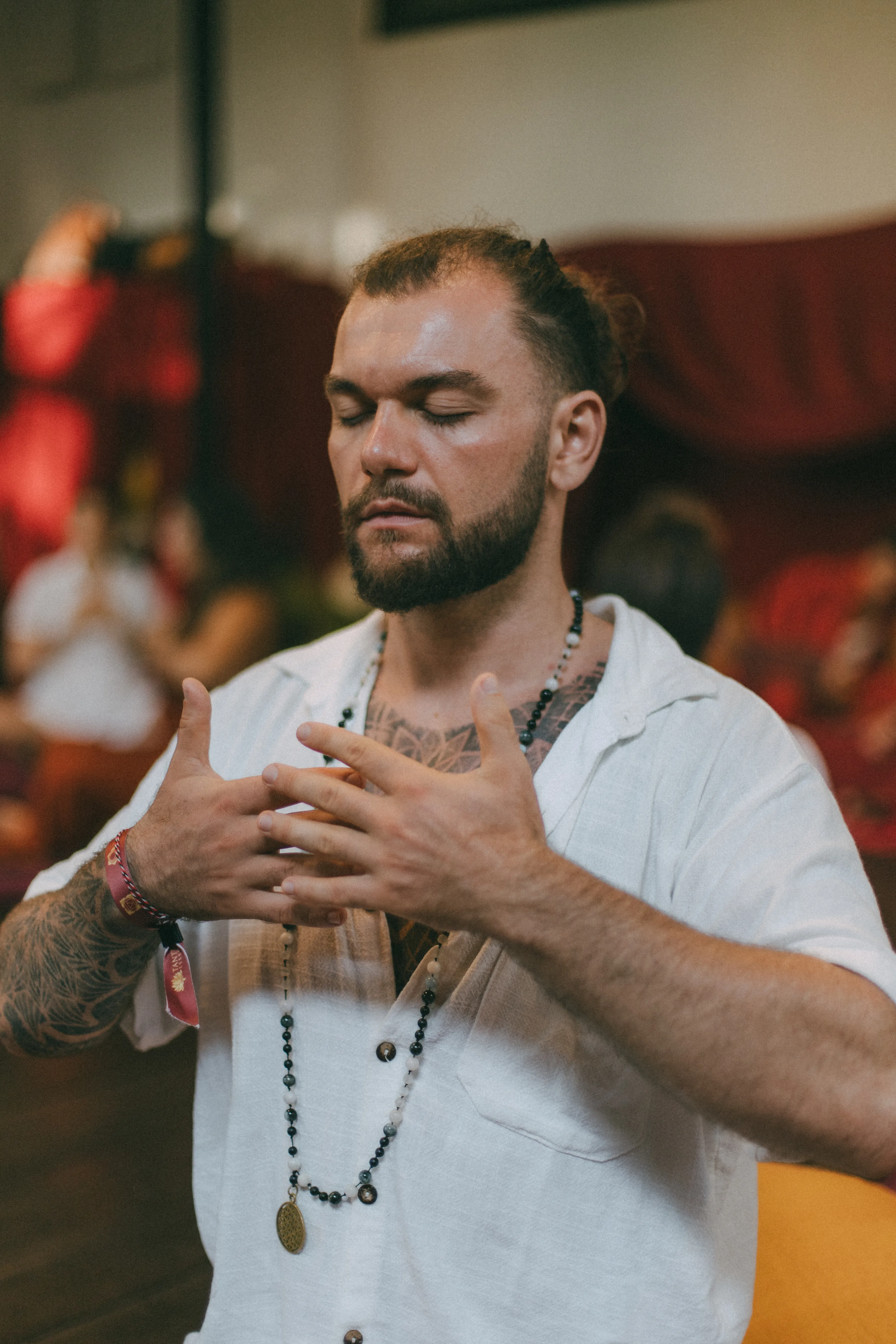 Joshua Sting in einer Mentoring-Session